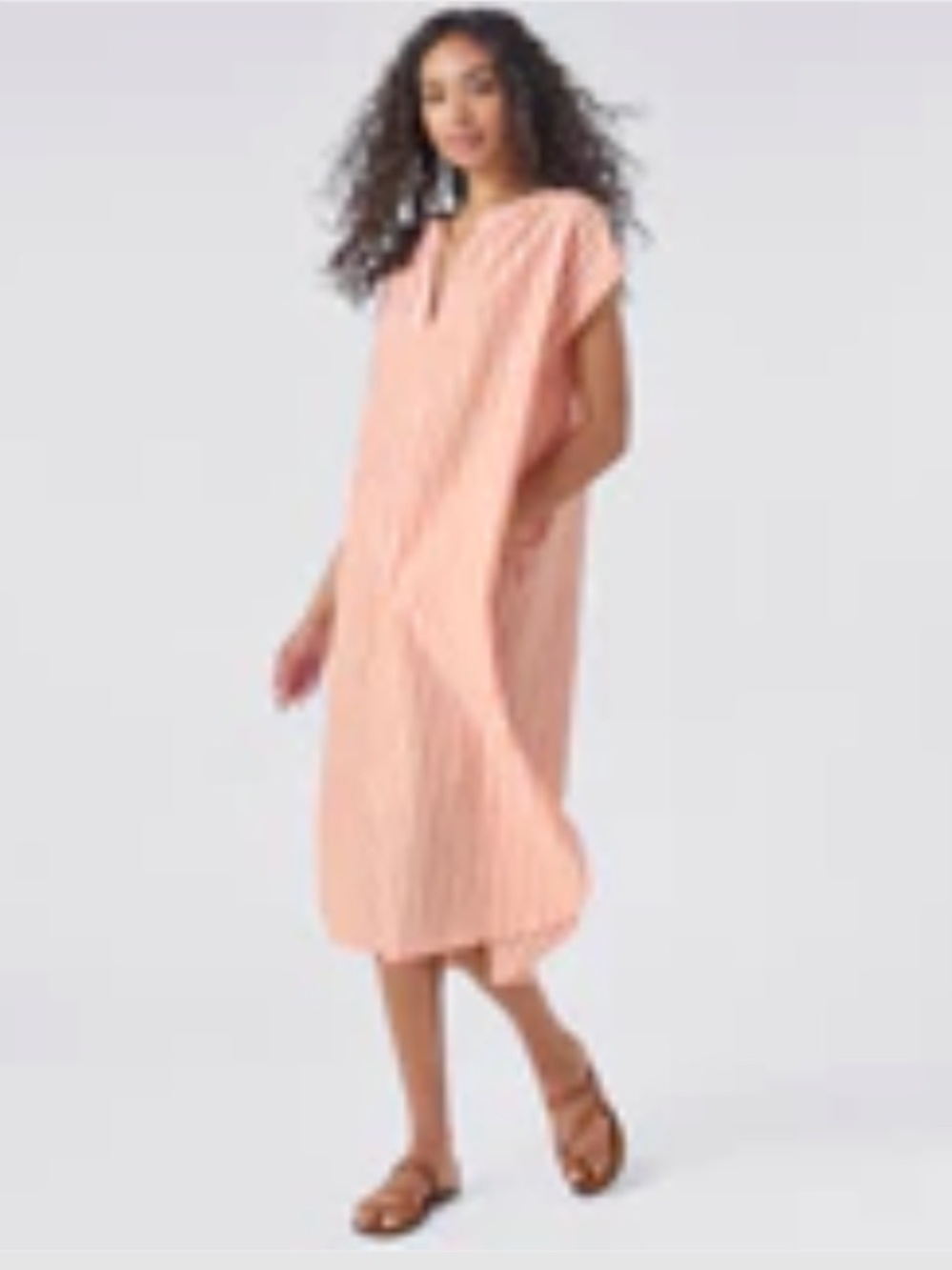 Pink Chicken Womens Cooper Coverup - Orange Pink Stripe - Picture 9 of 9
